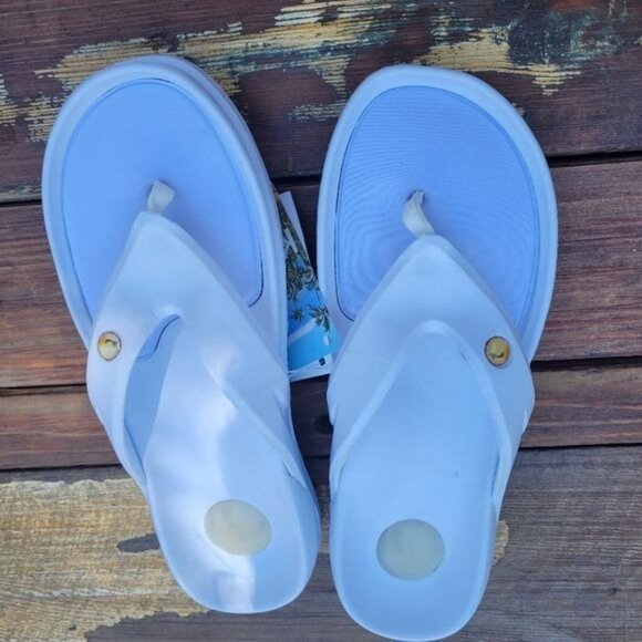 New Slide Flip Flops Thong Sandals Sz 6 - Picture 4 of 10